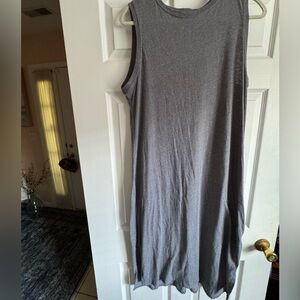 Abercrombie & Fitch Heather Gray Tee maxi dress
